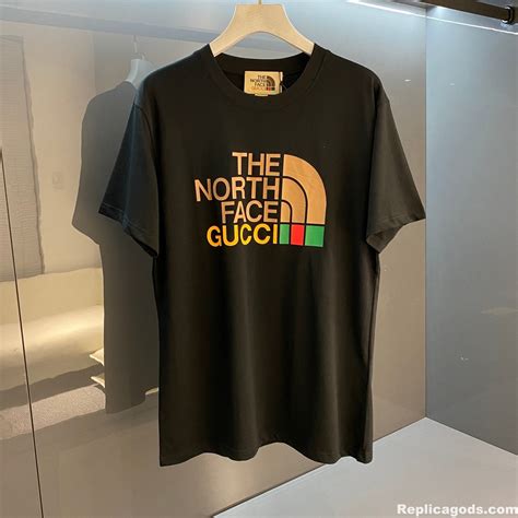 north face gucci shirt black|gucci north face price.